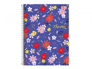 CADERNO UNIVERSITÁRIO CD 12X1 192F CHARME CP2
