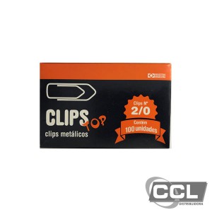 CLIPS TOP N°2 CAIXA C/100