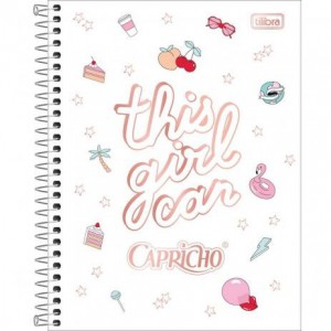 CADERNO COLEGIAL CD 10X1 160F CAPRICHO CP3