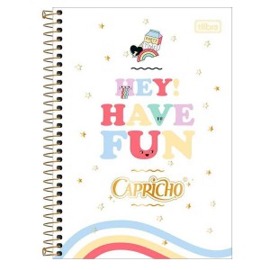 CADERNO UNIVERSITÁRIO CD 10X1 160F CAPRICHO CP1