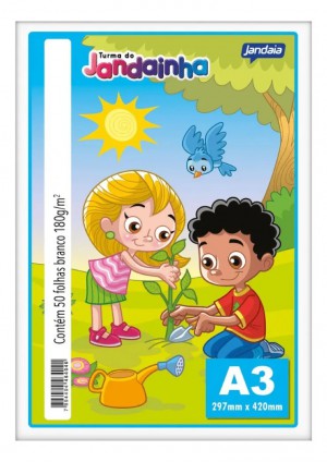 PAPEL SULFITE A3 180G C/50 F JANDAINHA