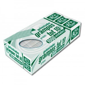 GRAMPO TOT CX C/1000 GALVANIZADOS ACC
