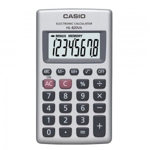 CALCULADORA DE BOLSO 8 DÍGITOS HL-820LV CASIO