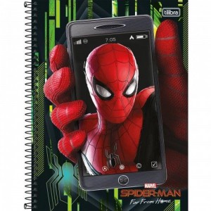 CADERNO UNIVERSITÁRIO CD 1X1 80F SPIDER