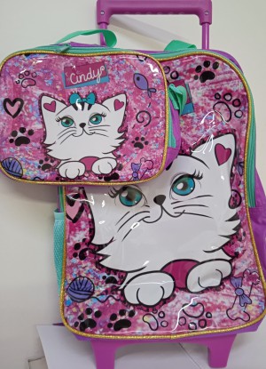 MOCHILA C/CARR KIT MOCHILA/LANCHEIRA ROXO