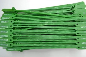 LACRE GRAVADO 16CM PACOTE C/100 VERDE