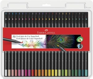 LAPIS DE COR SUPERSOFT C/50 FABER CASTELL