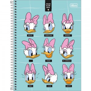 CADERNO UNIVERSITÁRIO CD 1X1 80F MARGARIDA