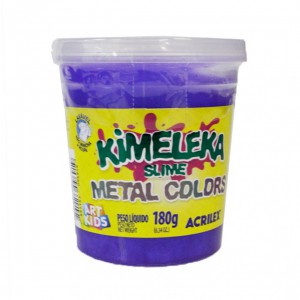 SLIME KIMELEKA 180G METALICA ACRILEX VIOLETA
