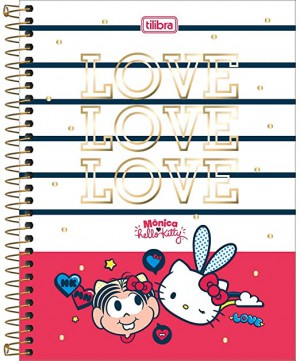 CADERNO UNIVERSITÁRIO 1X1 80F C.D MÔNICA CP1