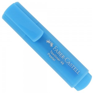 MARCA TEXTO PASTEL TEXTLINER AZUL FABER CASTELL