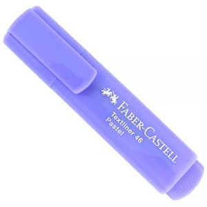 MARCA TEXTO PASTEL TEXTLINER ROXO FABER CASTELL