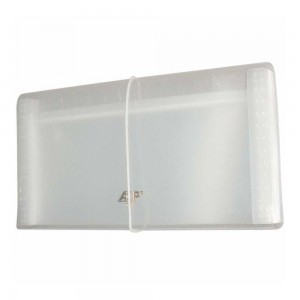 PASTA SANFONADA P/CHEQUE C/12 DIV ACP 1026 CRISTAL