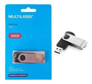 PENDRIVE 64GB MULTILASER