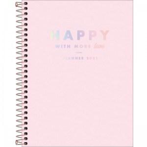 AGENDA ESPIRAL PLANNER HAPPY CORES