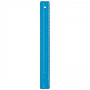REGUA DELLO 30CM AZUL