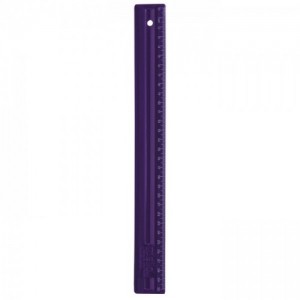 REGUA DELLO 30CM ROXO