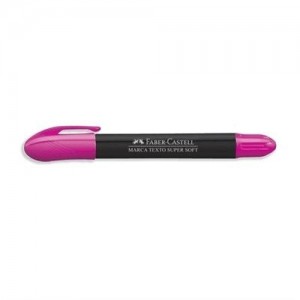 MARCA TEXTO SUPER SOFT GEL FABER CASTELL (ROSA)
