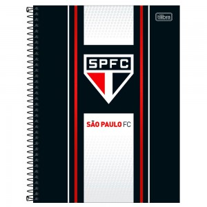 CADERNO UNIVERSITÁRIO TILIBRA  10X1 160F C.D SÃO PAULO CP3