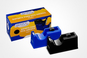 SUPORTE P/DUREX MEDIO BRW PRETO SF2001