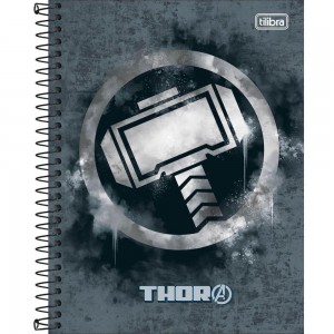 CADERNO TILIBRA COLEGIAL CD 1X1 80F AVENGERS CP1