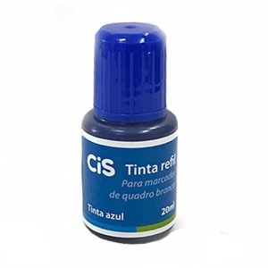 TINTA P/PINCEL QUADRO BRANCO 20ML CIS AZUL