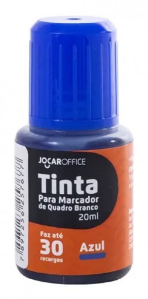 TINTA P/MARCADOR QUADRO BRANCO 20ML JOCAR AZUL