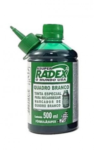 TINTA P/MARCADOR QUADRO BRANCO RADEX 500ML VERDE