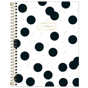 CADERNO COLEGIAL CD 10X1 160F WEST VILLAGE TILIBRA CP1